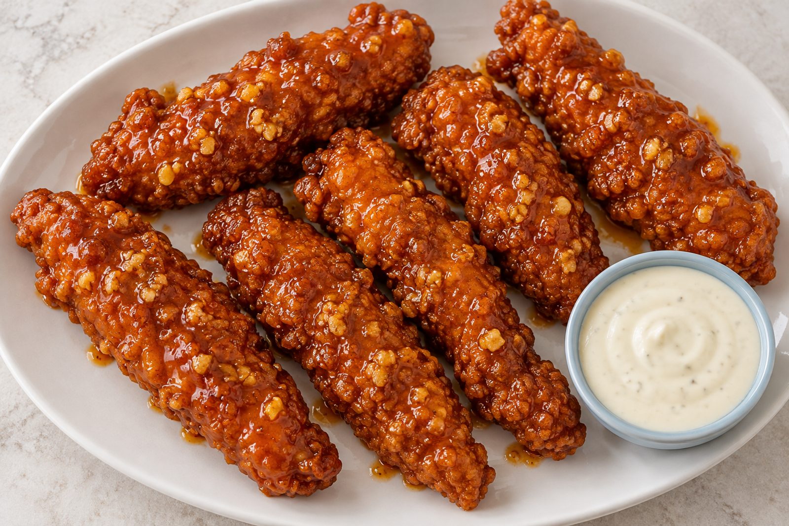 Garlic Buffalo Chicken Tenders