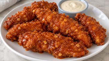 Garlic Buffalo Chicken Tenders
