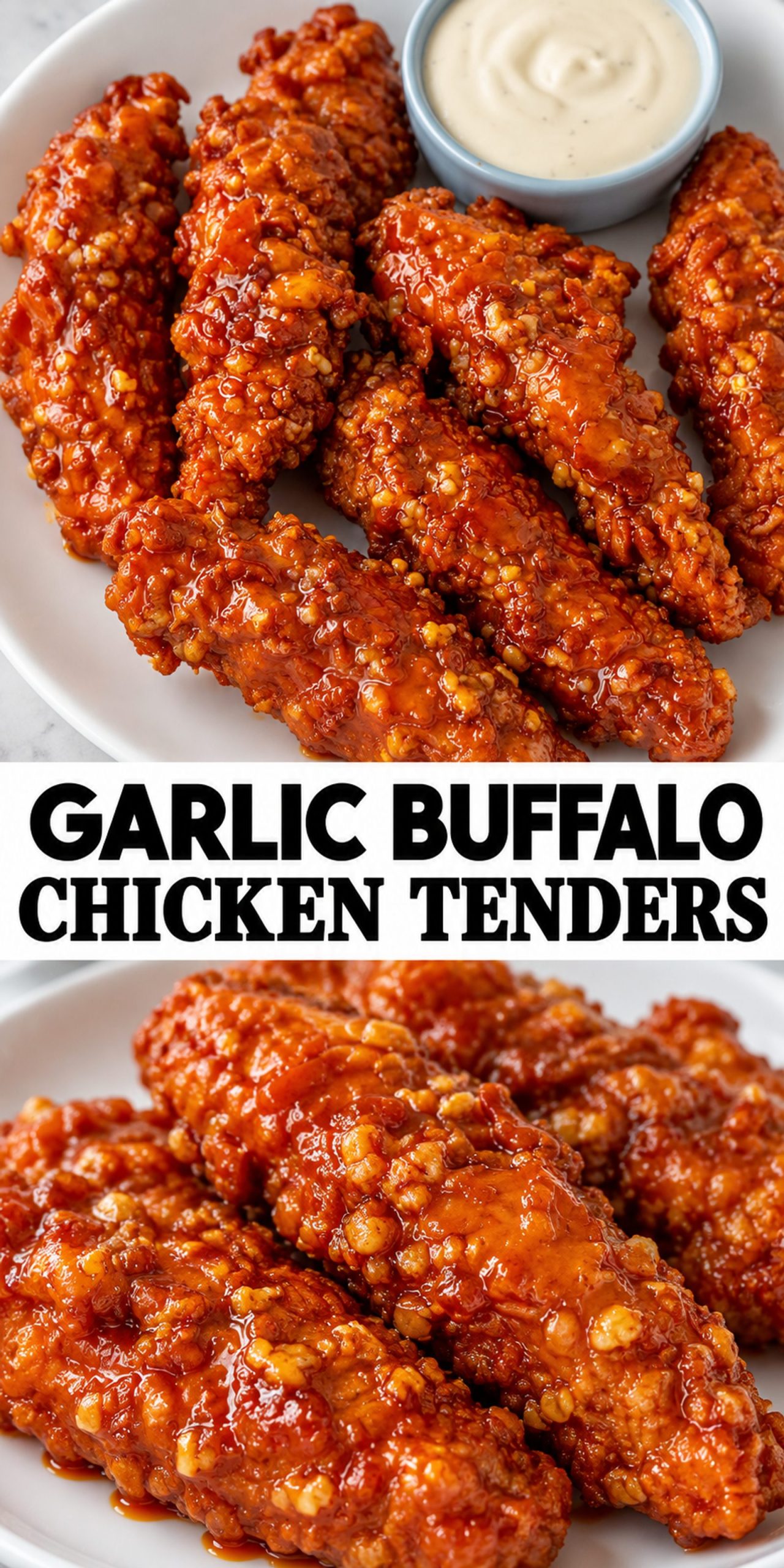 Garlic Buffalo Chicken Tenders