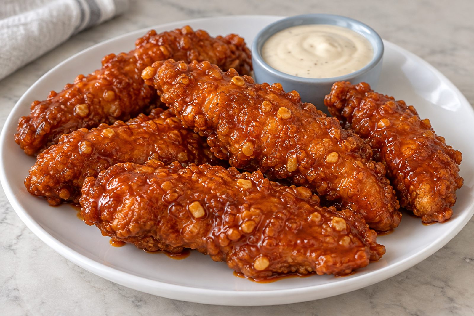 Garlic Buffalo Chicken Tenders