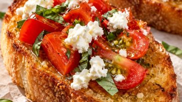 Garlic Confit Bruschetta