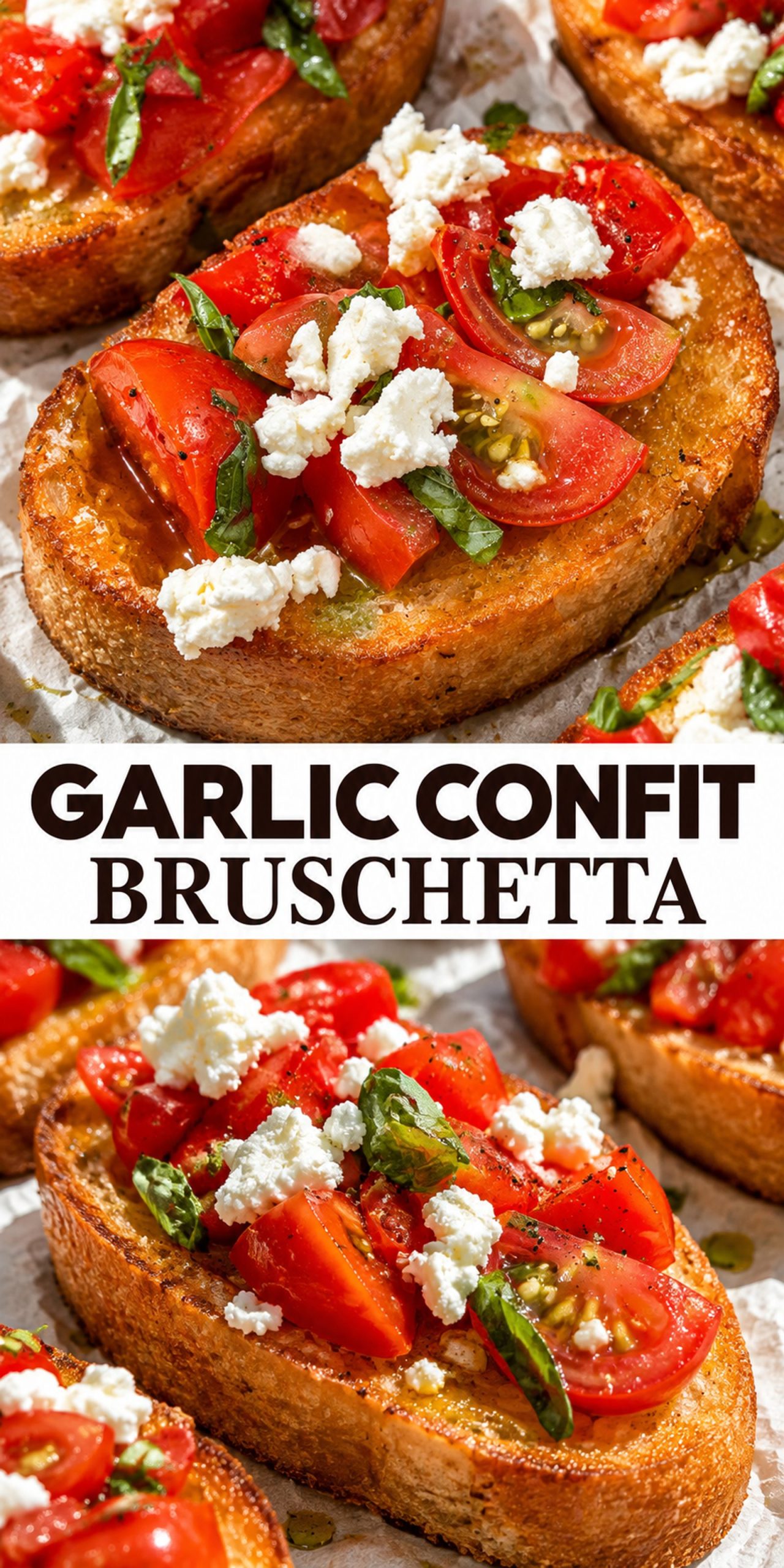 Garlic Confit Bruschetta Garlic Confit Bruschetta