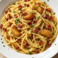 Garlic Confit Carbonara