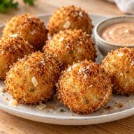 Garlic Parmesan Potato Balls