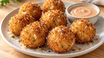 Garlic Parmesan Potato Balls