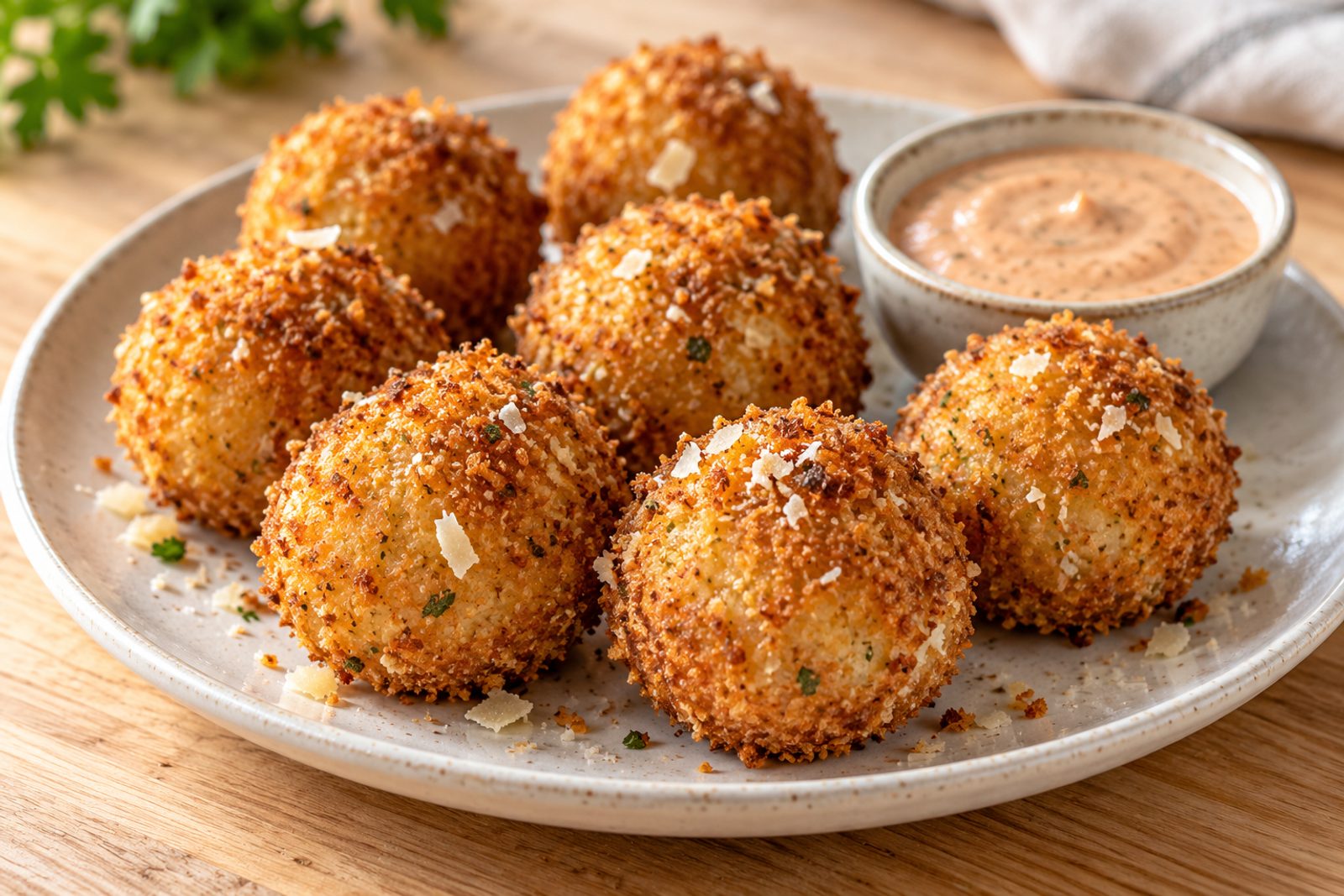 Garlic Parmesan Potato Balls Garlic Parmesan Potato Balls
