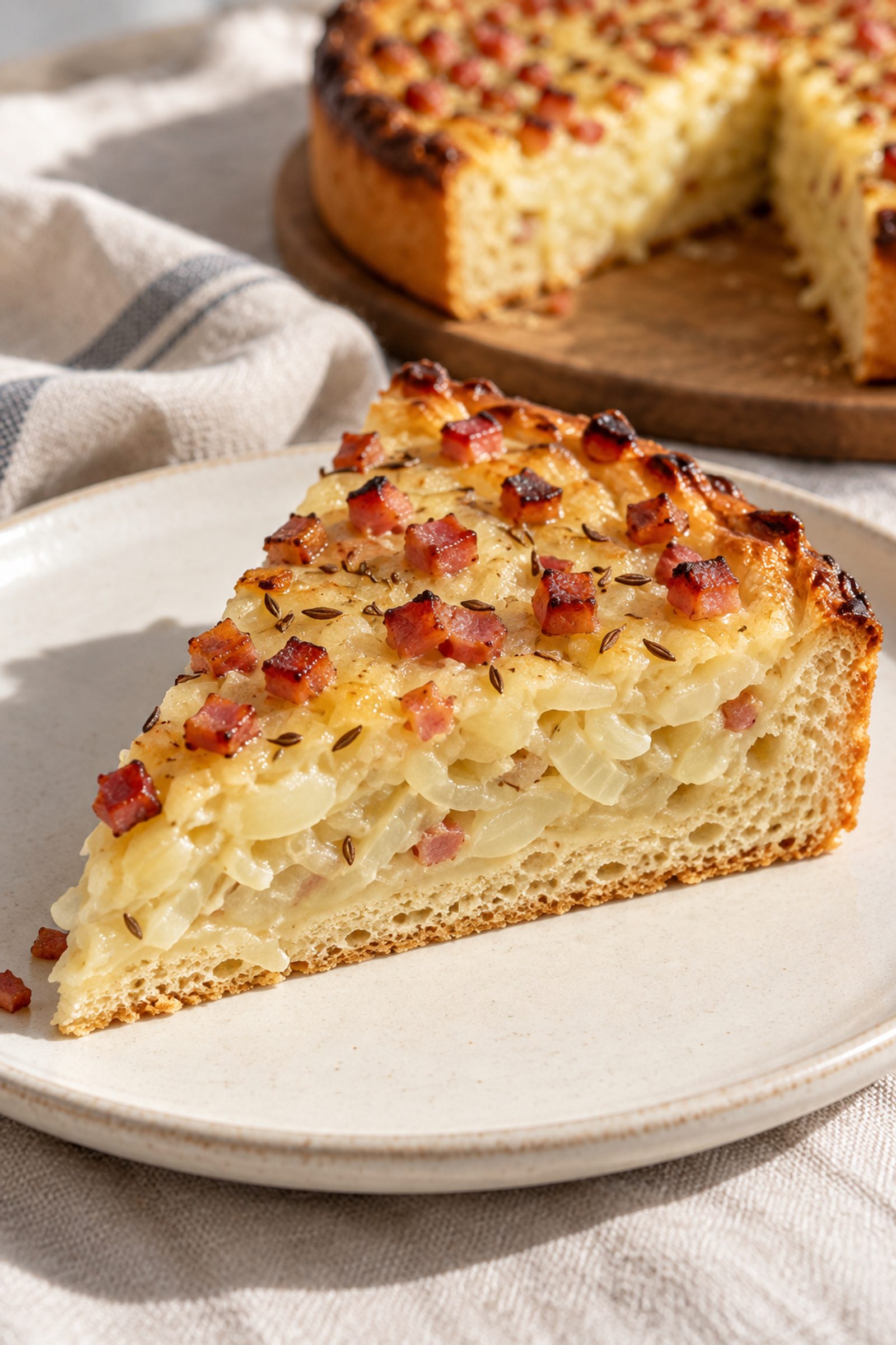 German Onion Pie (Zwiebelkuchen)