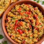 Greek Roasted Eggplant Salad (Traditional Melitzanosalata Recipe)