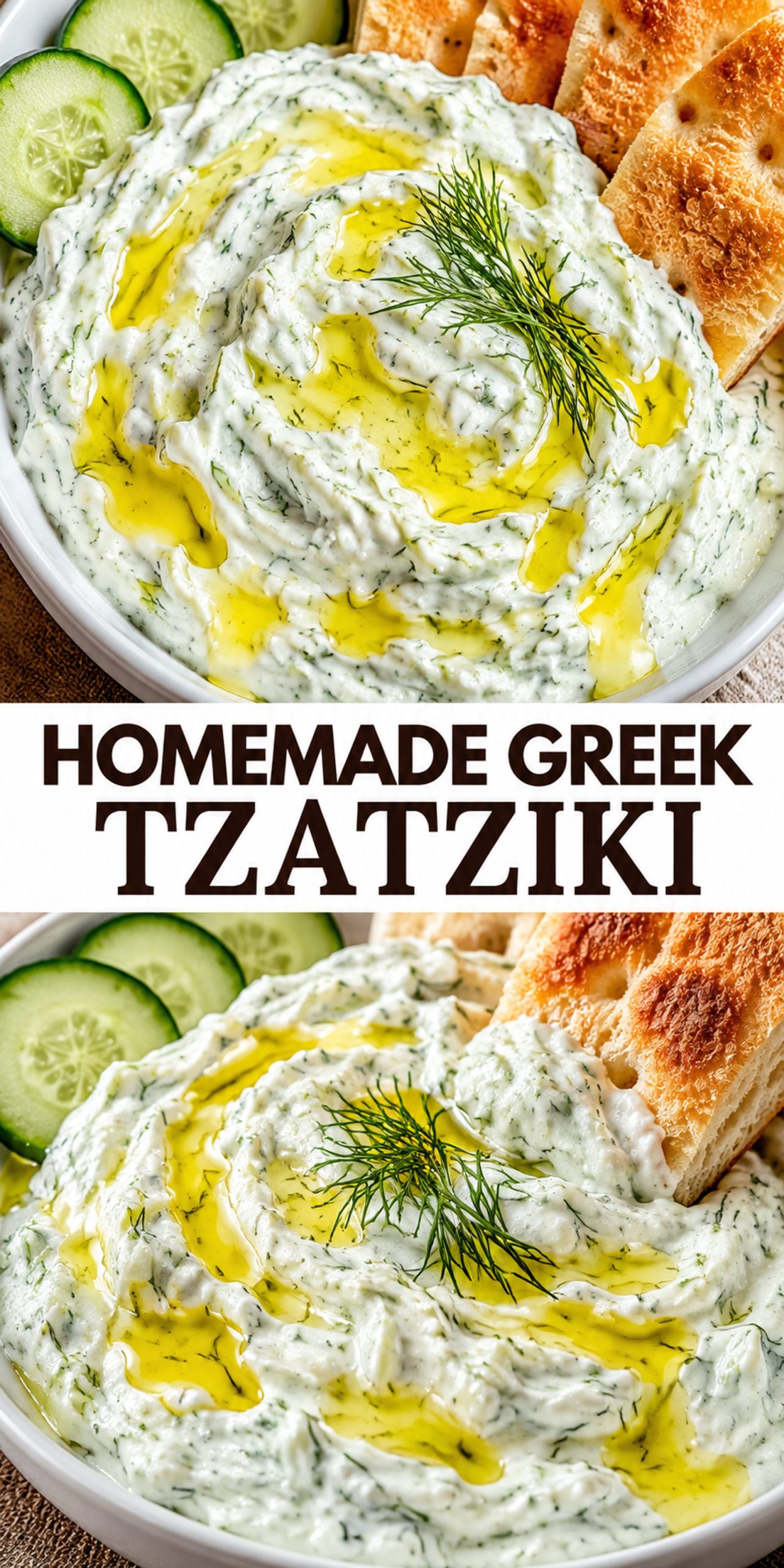 Homemade Greek Tzatziki Homemade Greek Tzatziki
