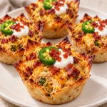 Honey BBQ Chicken Bacon Cheddar Cups