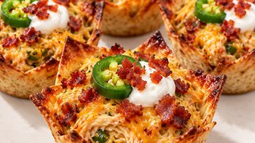 Honey BBQ Chicken Bacon Cheddar Cups