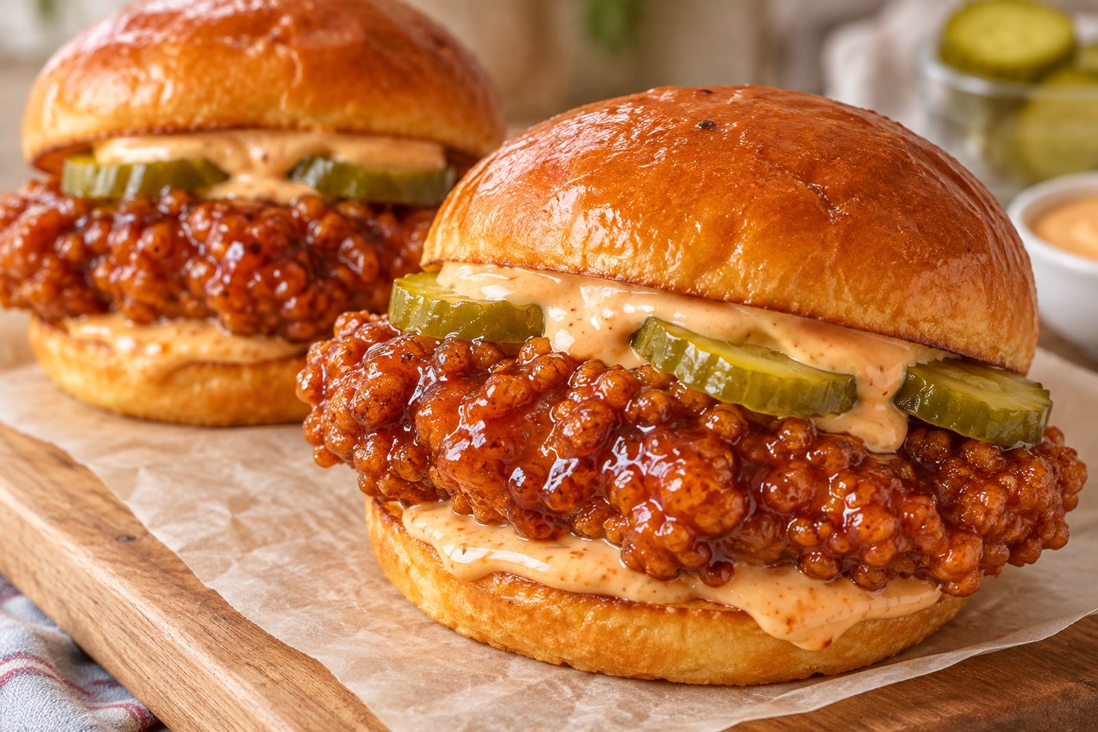 Honey Sriracha Crispy Chicken Sandwich