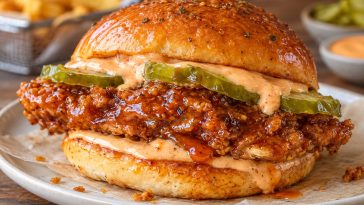 Honey Sriracha Crispy Chicken Sandwich