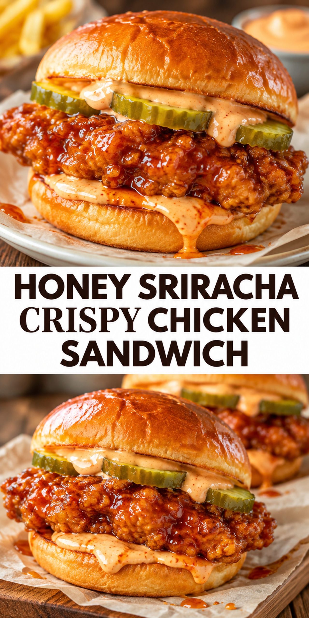 Honey Sriracha Crispy Chicken Sandwich