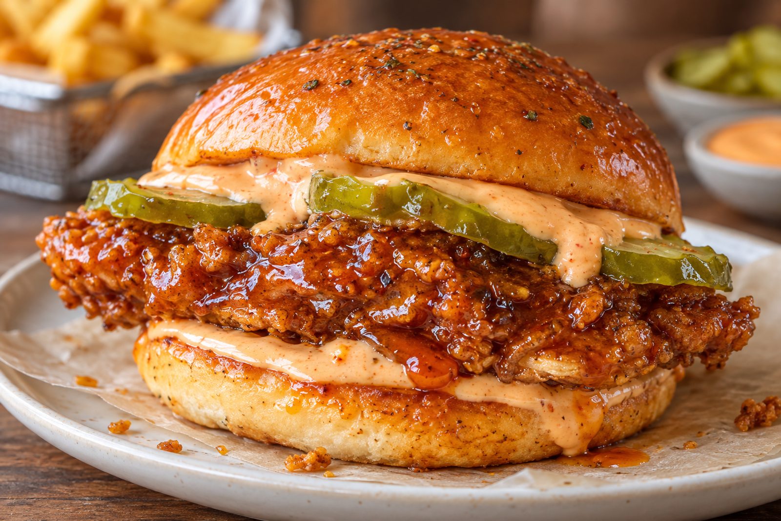 Honey Sriracha Crispy Chicken Sandwich