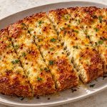 Hot Honey Cheesy Garlic Bread