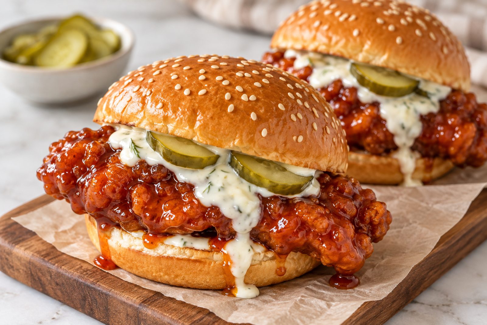 Hot Honey Chicken Sandwich