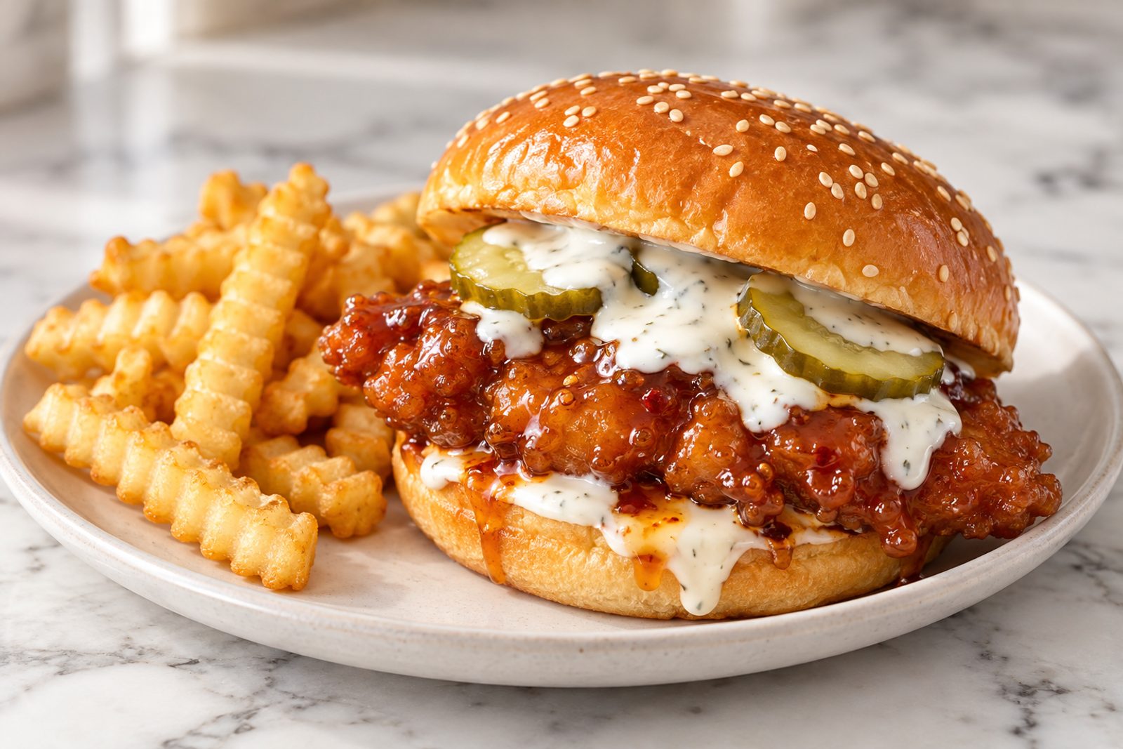 Hot Honey Chicken Sandwich