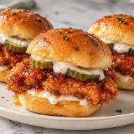 Hot Honey Chicken Sliders