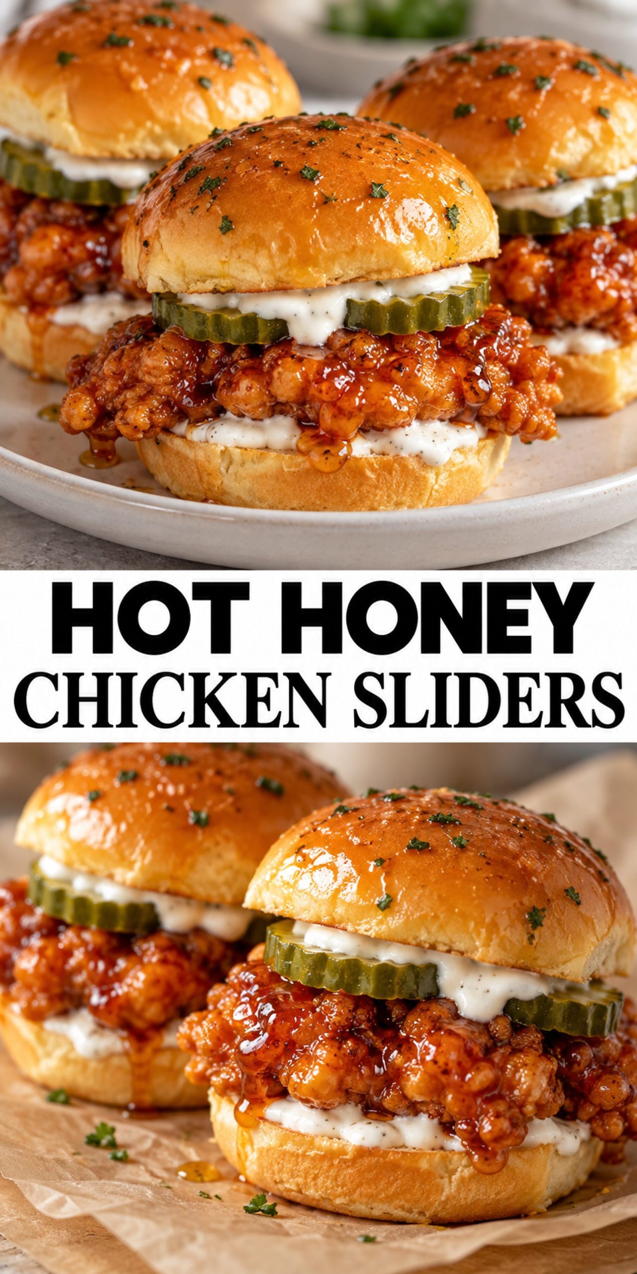 Hot Honey Chicken Sliders
