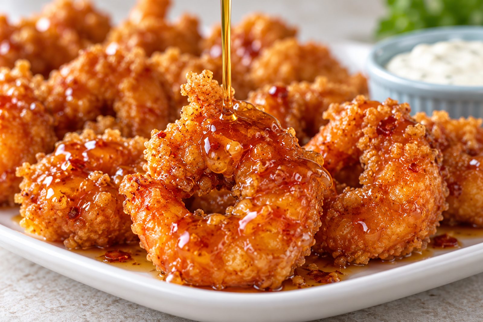 Hot Honey Crispy Shrimp