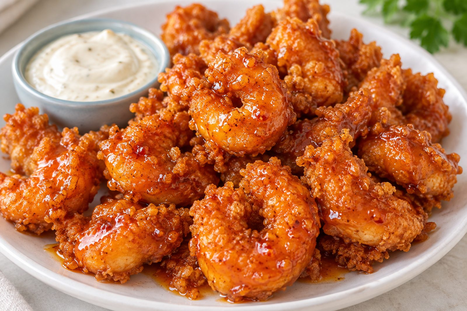 Hot Honey Crispy Shrimp Hot Honey Crispy Shrimp