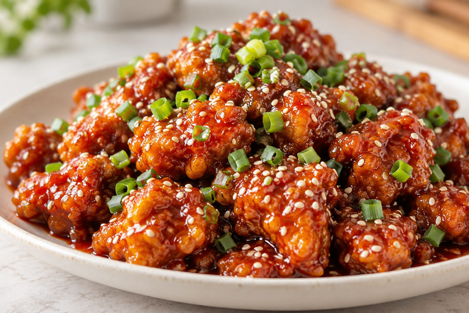 Korean Popcorn Chicken