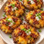 Loaded Bacon Cheddar Smashed Potatoes
