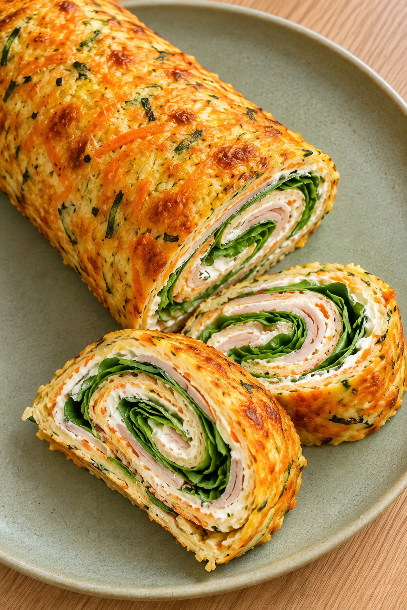 Low-Carb Baked Vegetable Wrap Recipe