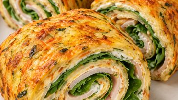 Low-Carb Baked Vegetable Wrap Recipe