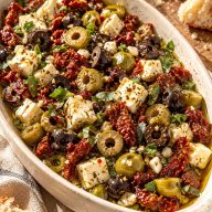 Mediterranean Feta Olive Oil Bread Dip