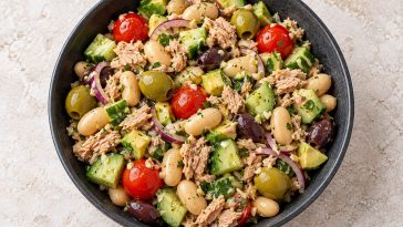 Mediterranean White Bean Tuna Salad
