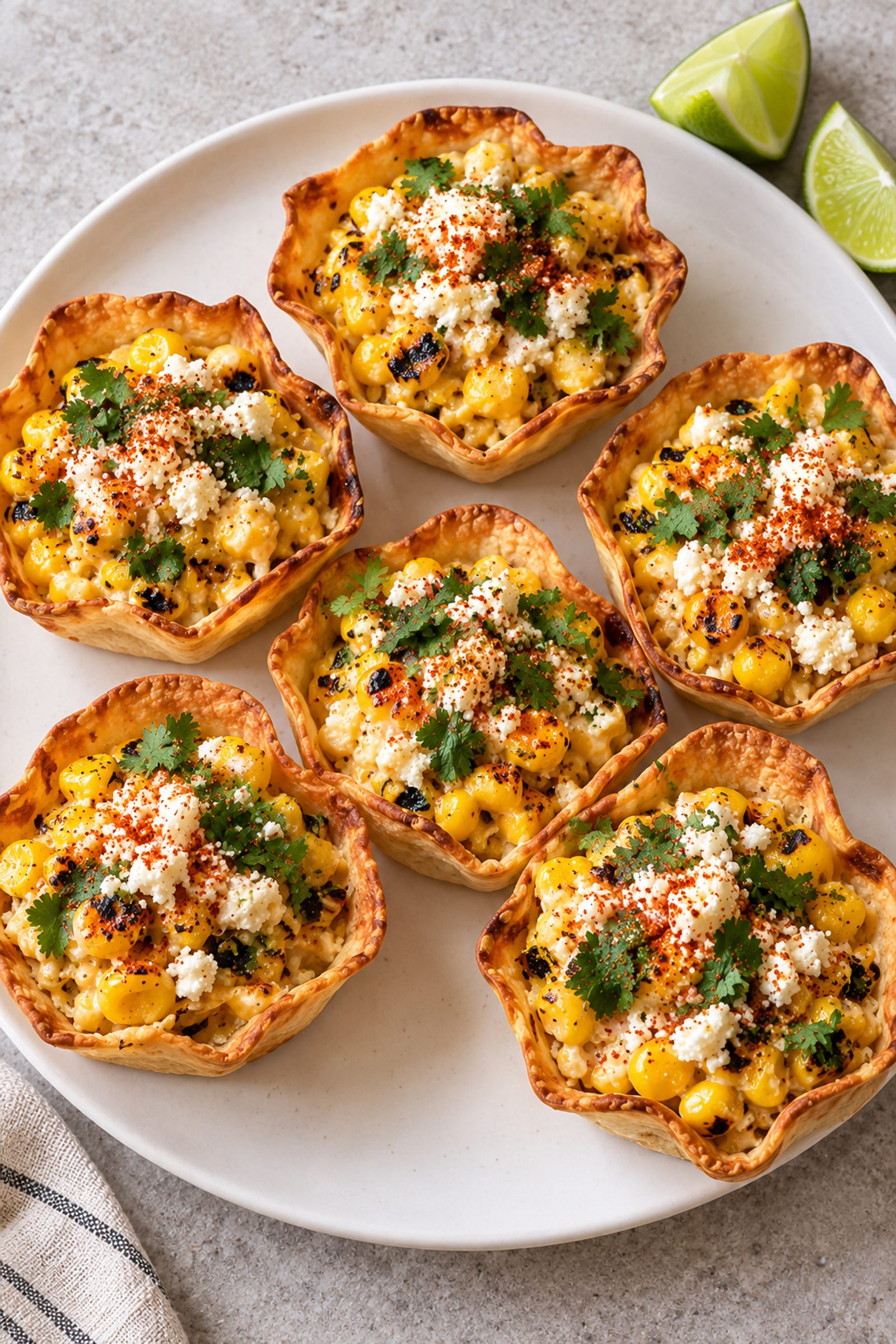 Mexican Street Corn Crunch Cups