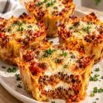 Mini Beef Lasagna Cups