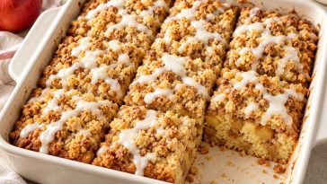 Moist Apple Cinnamon Crumb Cake