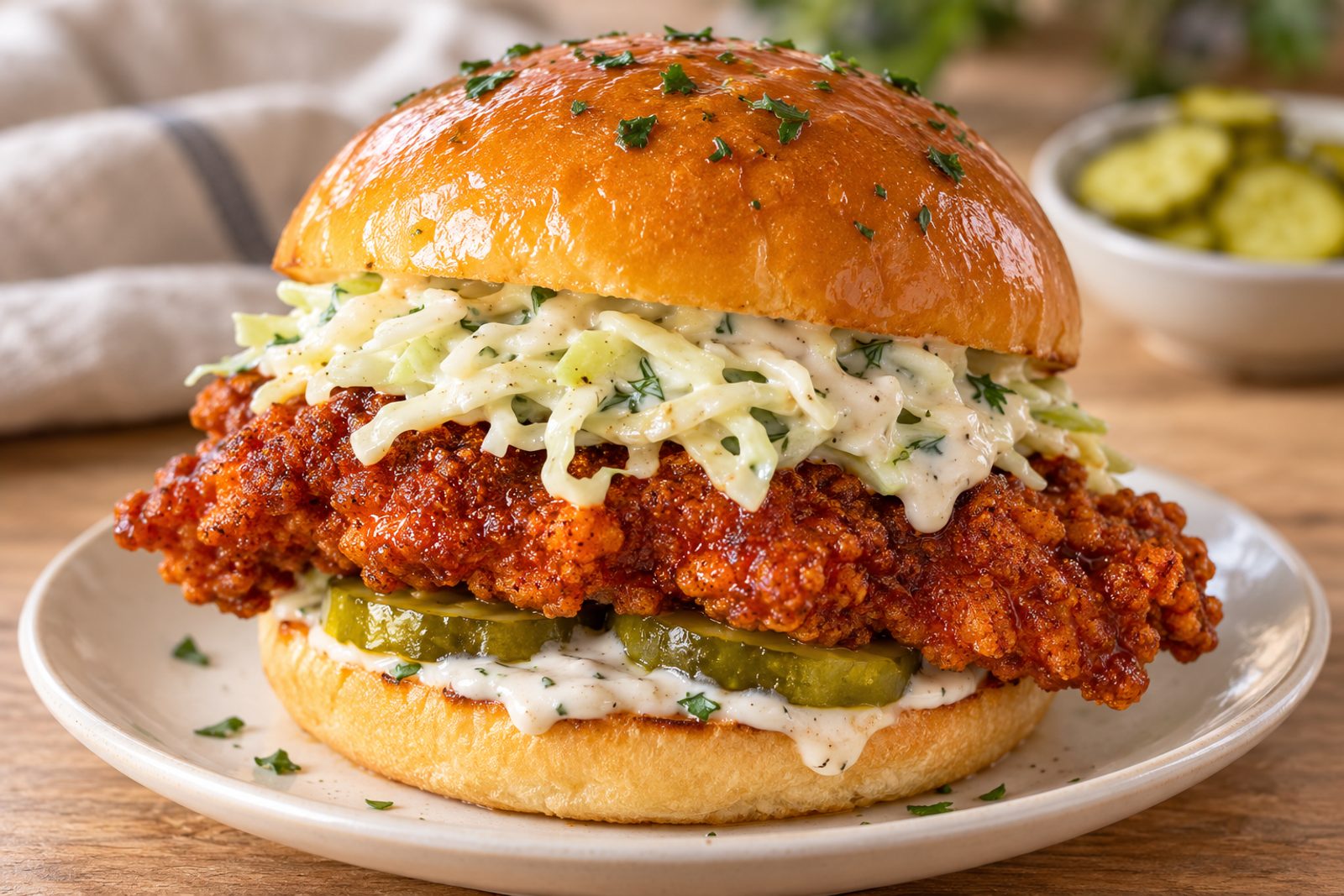 Nashville Hot Chicken Burgers