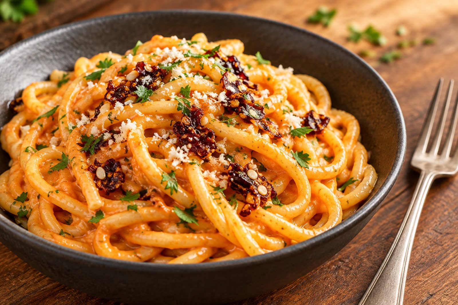 One Pot Creamy Tomato Pasta