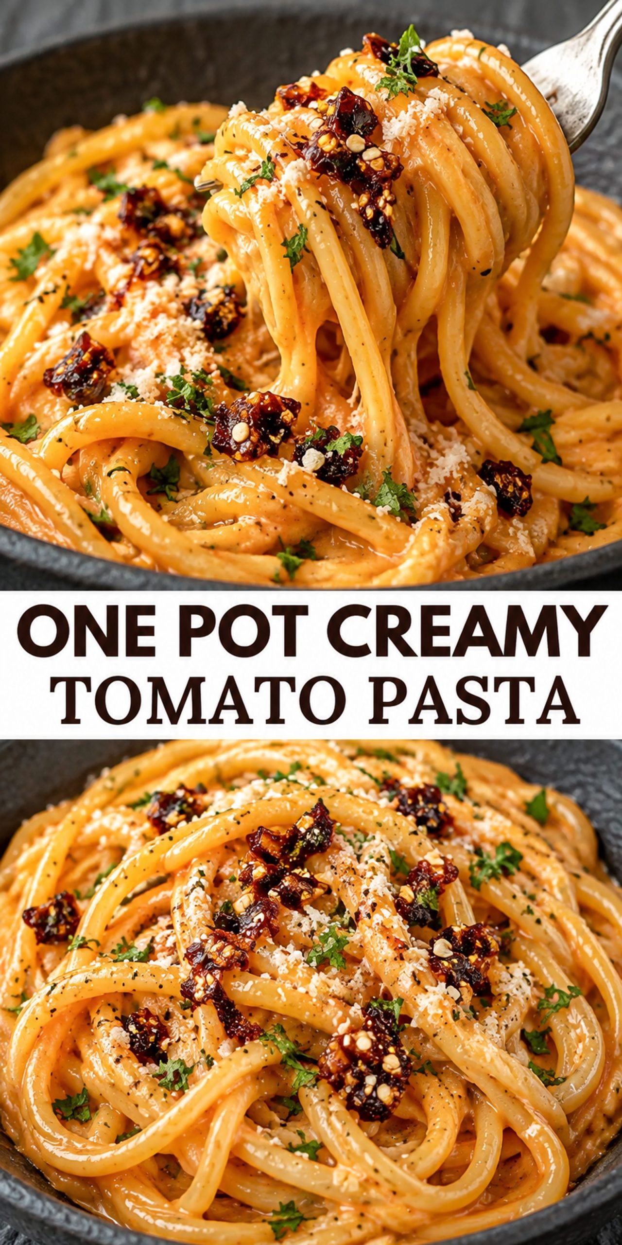 One Pot Creamy Tomato Pasta One Pot Creamy Tomato Pasta