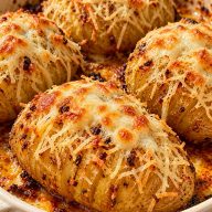 Parmesan Hasselback Potatoes
