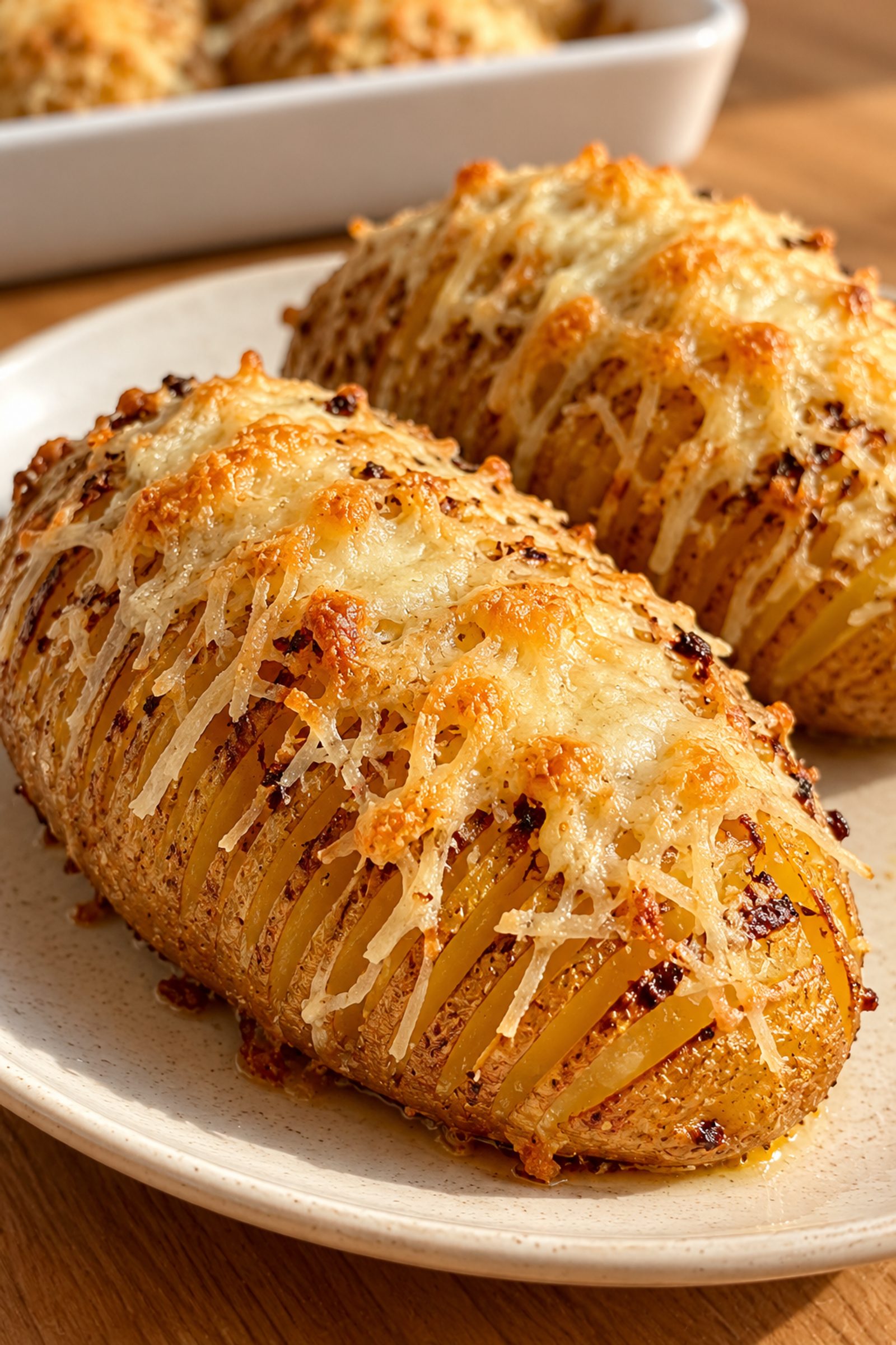 Parmesan Hasselback Potatoes