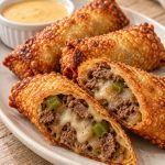Philly Cheesesteak Egg Rolls