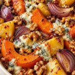 Roasted Pumpkin with Gorgonzola and Walnuts