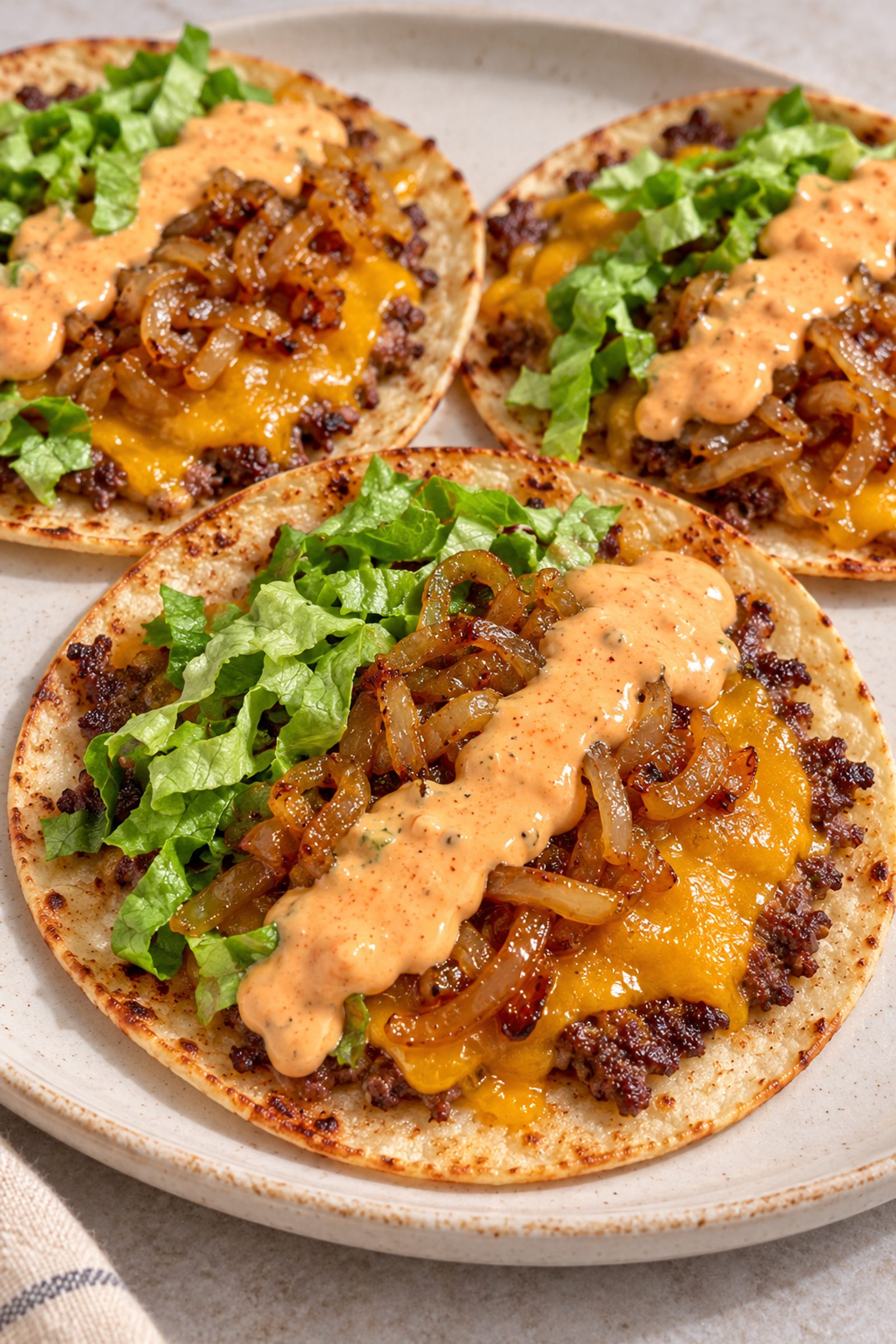 Smash Burger Tacos