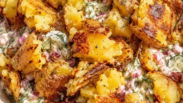 Smashed Potato Salad