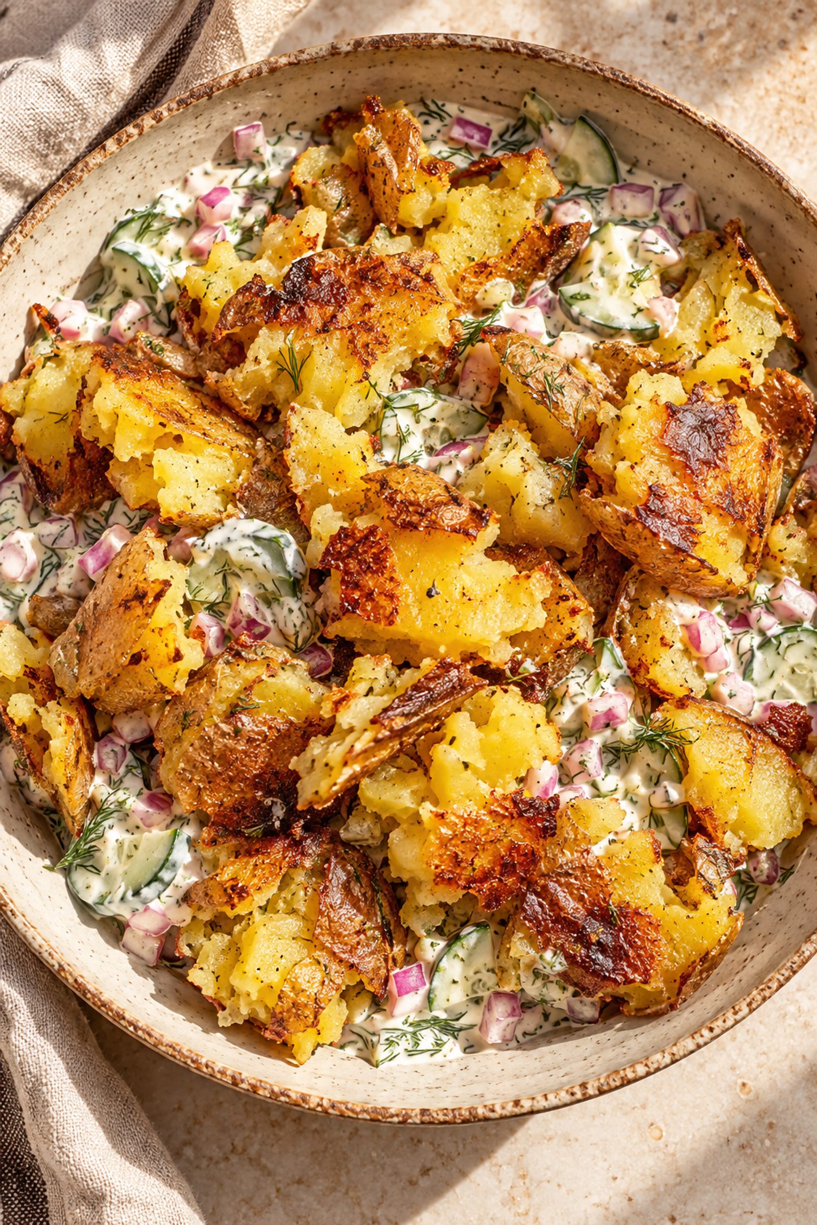 Smashed Potato Salad Smashed Potato Salad