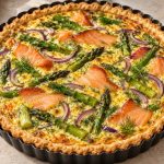 Smoked Salmon and Asparagus Quiche