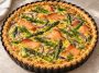 Smoked Salmon and Asparagus Quiche