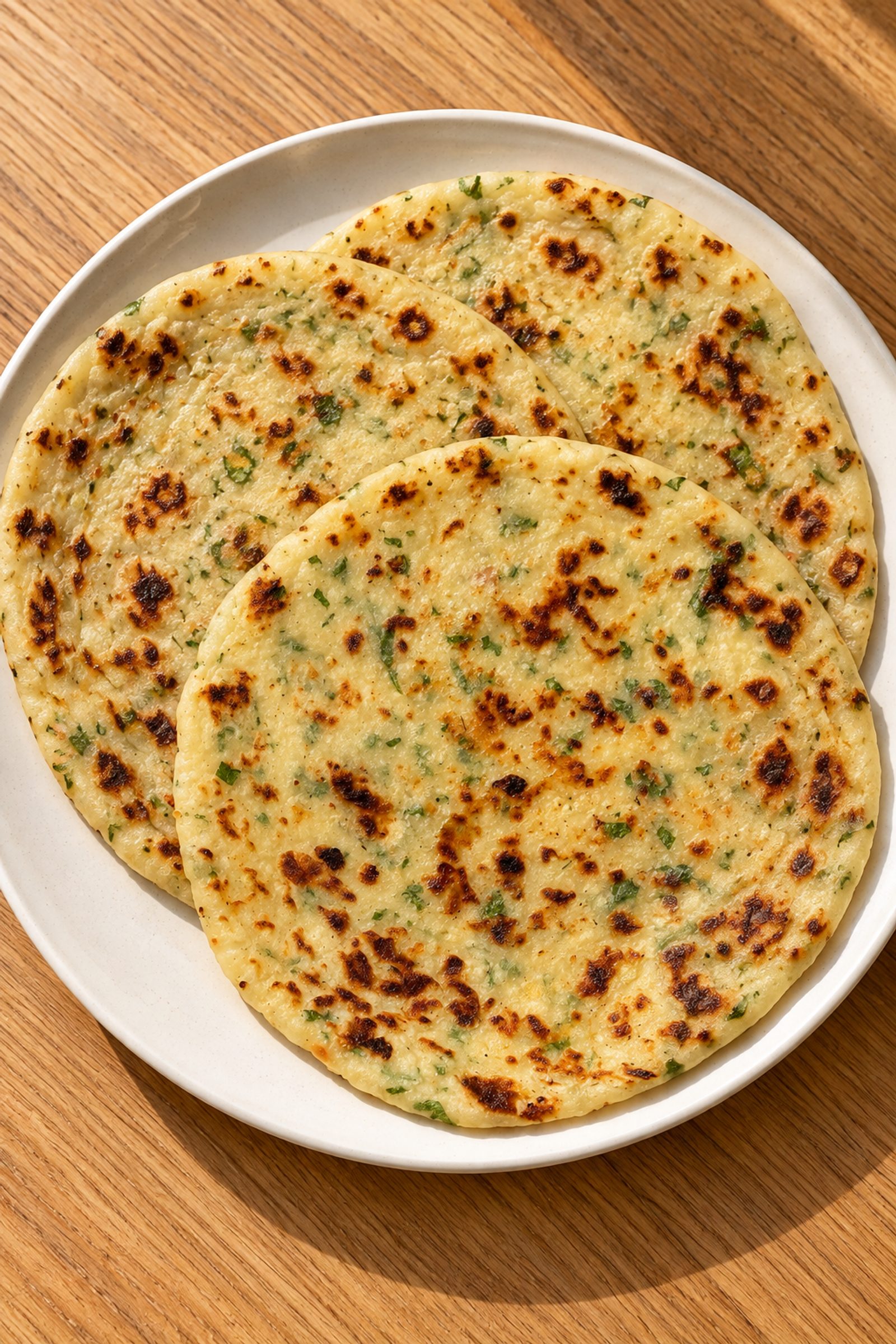 Soft Cheese & Potato Flatbread