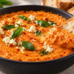 The Best Roasted Red Pepper Dip