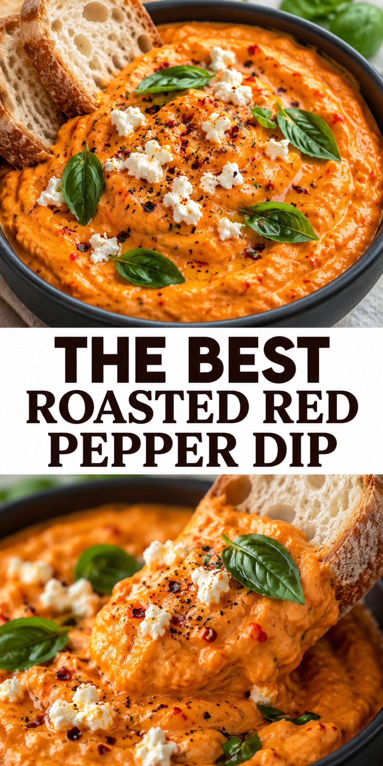 The Best Roasted Red Pepper Dip The Best Roasted Red Pepper Dip
